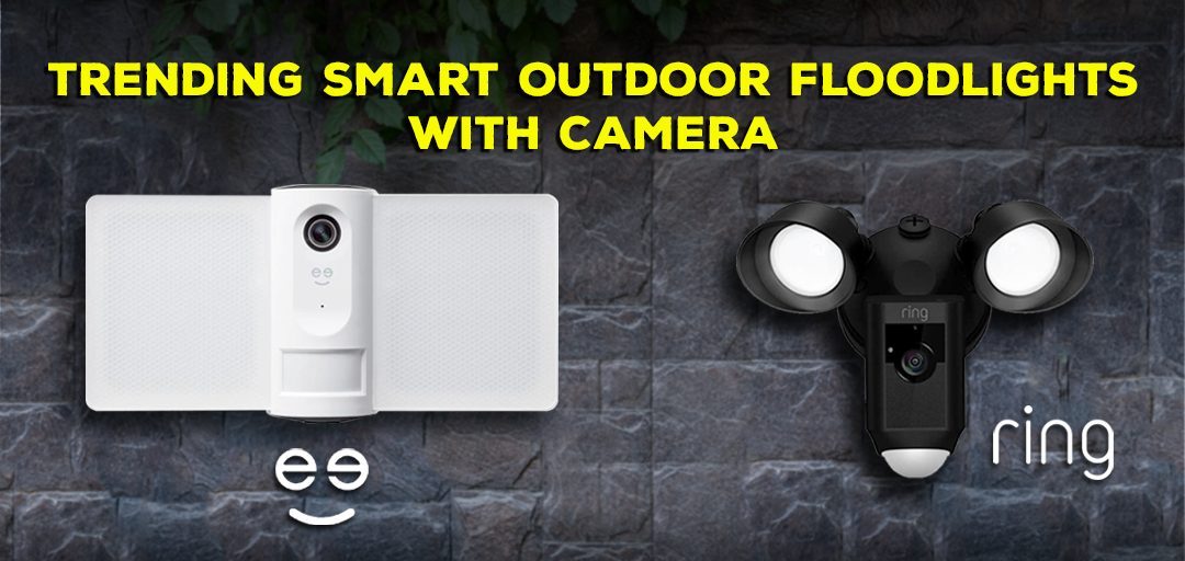Best Smart Home Gadgets: Trending Smart Outdoor Floodlights With Camera